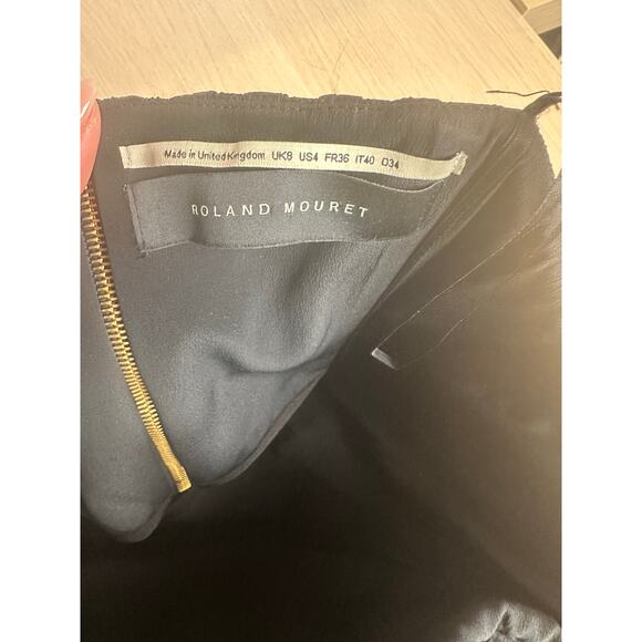 Roland Mouret Black Jumpsuit - Size 4 - MINT - Picture 9 of 10